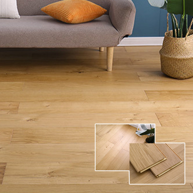 Wood Laminate Flooring Stain Resistant Laminate Plank Flooring Set of 7