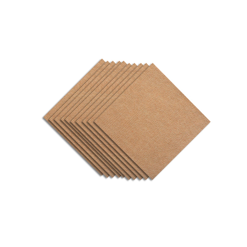 Modern Carpet Tiles Square Color Block Stain Resistant Carpet Tiles