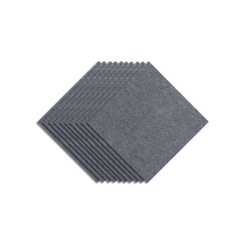 Modern Carpet Tiles Square Color Block Stain Resistant Carpet Tiles