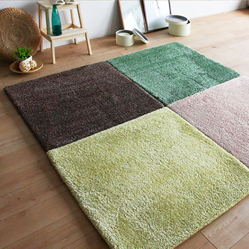 Living Room Carpet Tiles Color Block Stain Resistant Level Loop Carpet Tiles