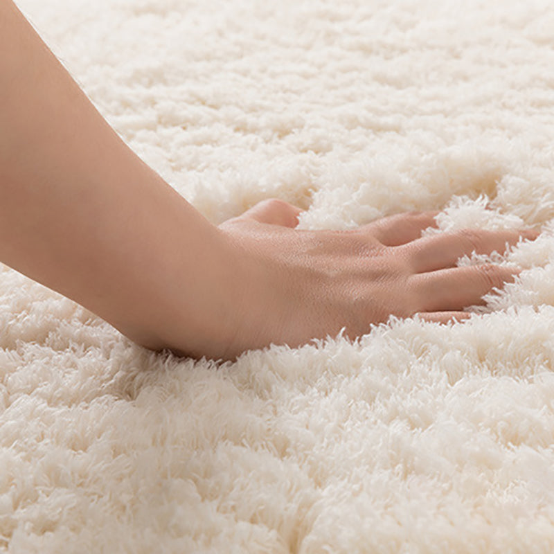 Modern Carpet Tiles Square Color Block Shag Interlocking Carpet Tiles