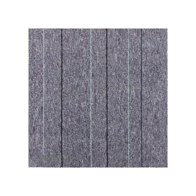 Carpet Tile Fade Resistant Non-Skid Solid Color Loose Lay Carpet Tile Living Room