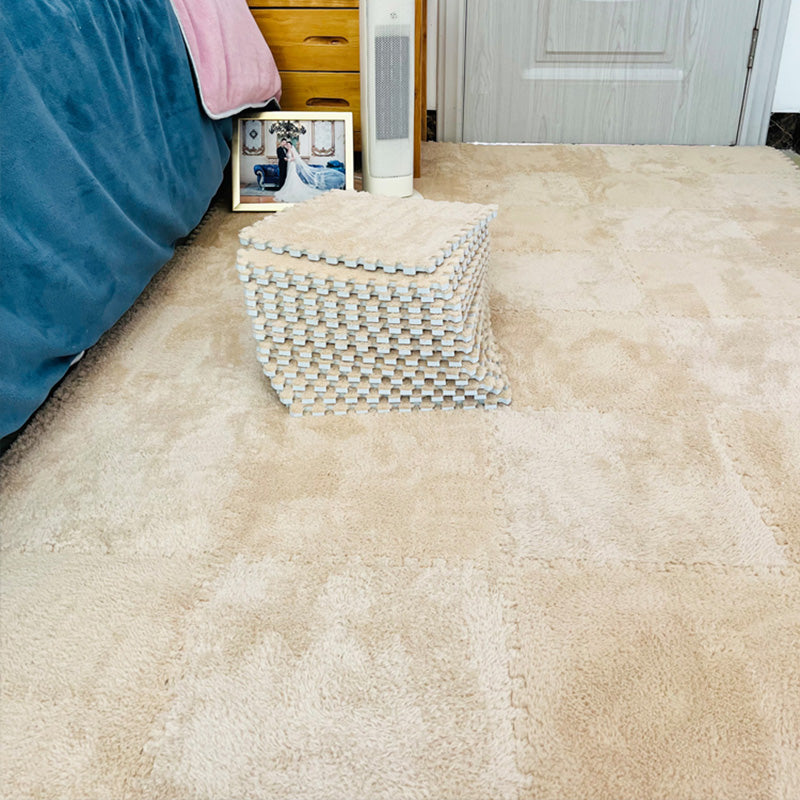 Modern Tiles and Carpet Plush Cut Loose Lay Fade Resistant Carpet Tile