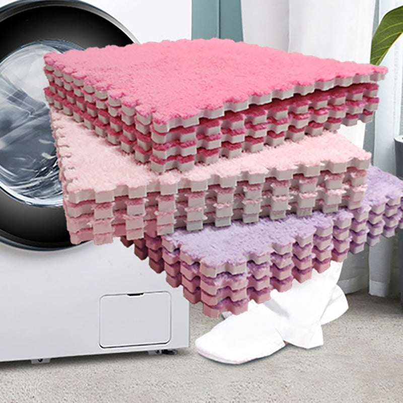 Modern Tiles and Carpet Plush Cut Loose Lay Fade Resistant Carpet Tile