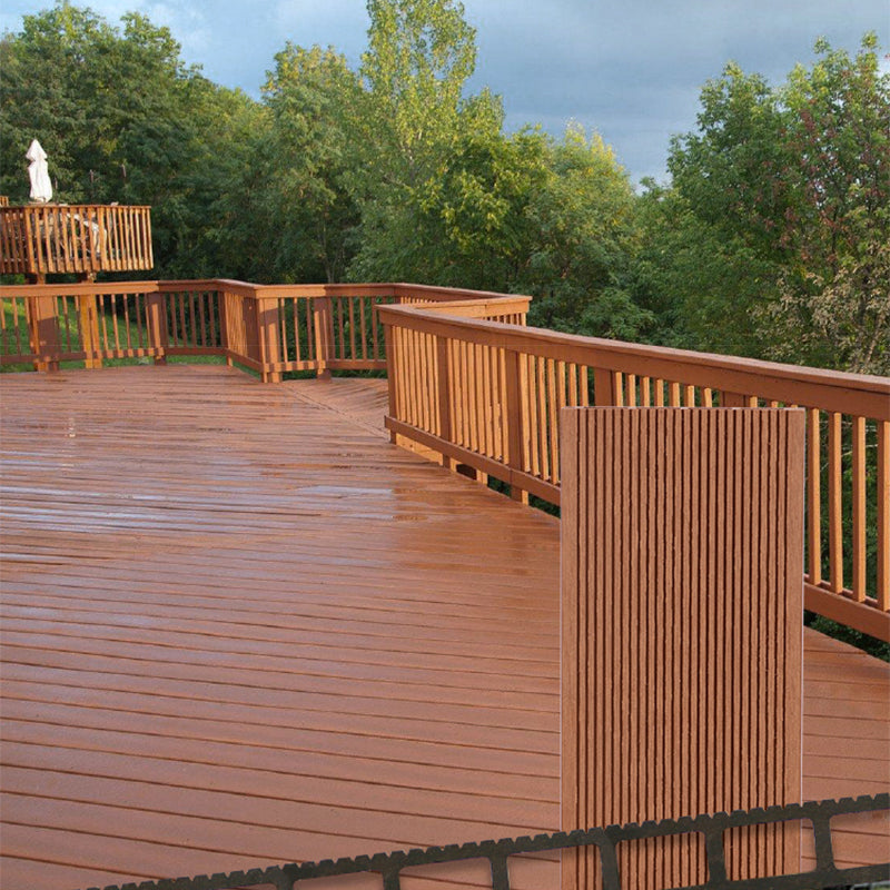 Tradition Water Resistant Floor Tile Smooth Click Lock Engineered Wood for Patio Garden