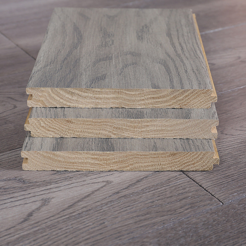 Tradition Wood Tile Wire Brushed Rectangle Oak Wood for Living Room