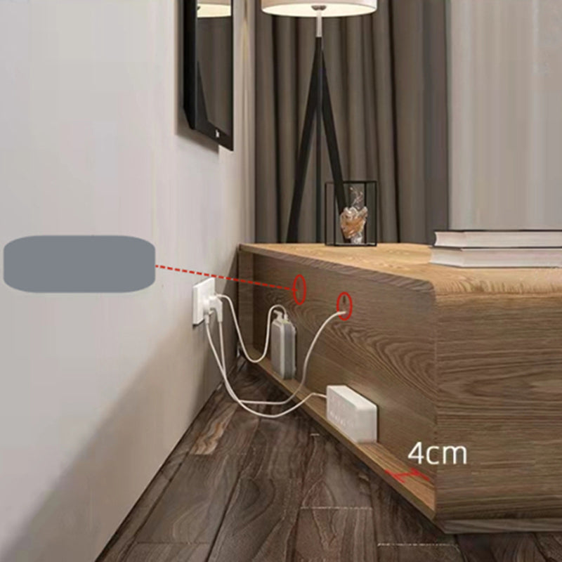 Wooden TV Media Console Scandinavian TV Stand Console with 4 Drawers