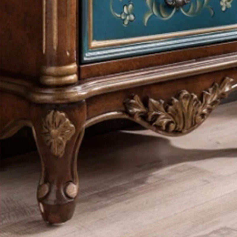 Traditional Vertical Dresser Wood Storage Bachelor Chest for Bedroom