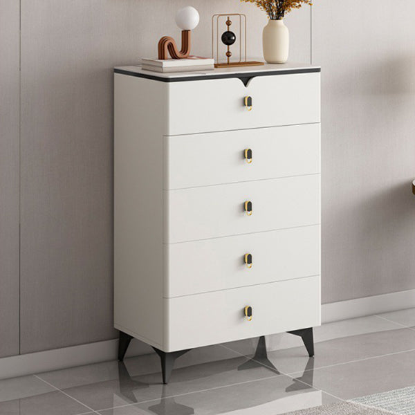 Contemporary Storage Chest Stone Dresser with 3/4/5/6/8 Drawers , 15.6 Inch Width