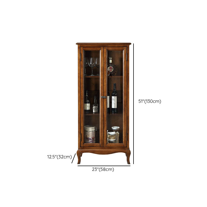 Modern Style Closed Back Bookshelf Standard Wood Bookcase with Shelves