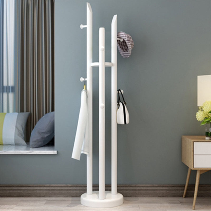 Mid Century Modern Hall Tree Wooden Free Standing Hall Tree with Hook