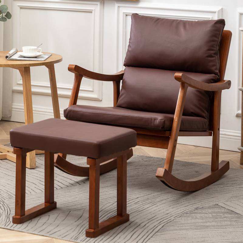 Mid Century Modern Sofa Rocking Chair Lazy Rocking Chair for Home