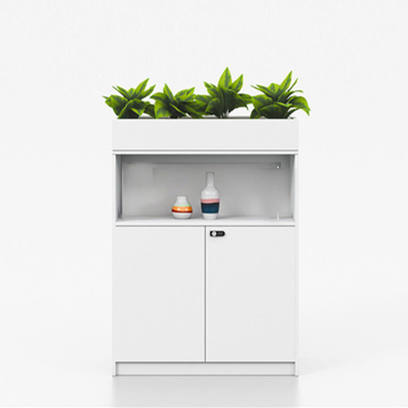 Modern Lateral Storage Filing Cabinet Wooden File Cabinet with Lock