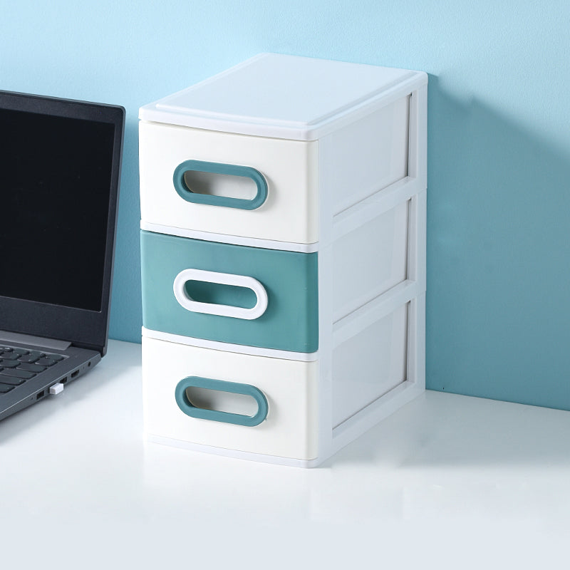 Contrast Color File Cabinet Plastic Contemporary Vertical Filing Cabinet