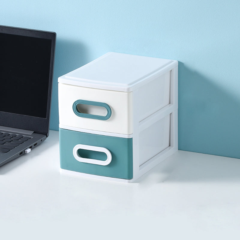 Contrast Color File Cabinet Plastic Contemporary Vertical Filing Cabinet