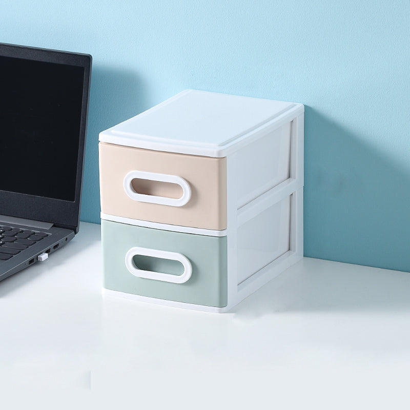 Contrast Color File Cabinet Plastic Contemporary Vertical Filing Cabinet