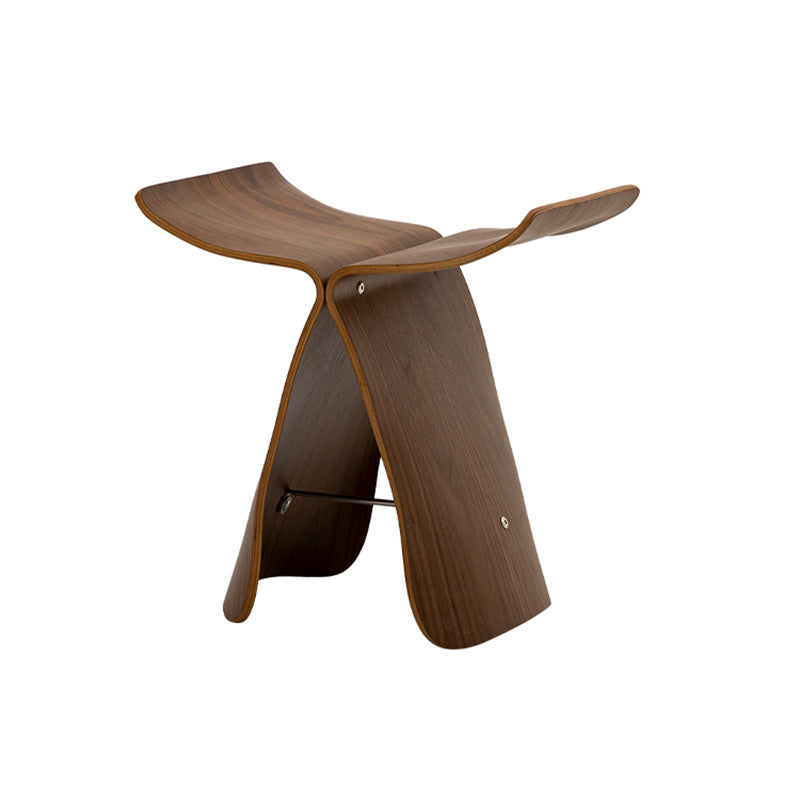12" Wide Contemporary Corner Table Solid Wood Accent Side Table