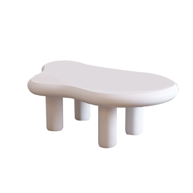 4 Legs Coffee Table Wood Geometric Coffee Coffee or End Table