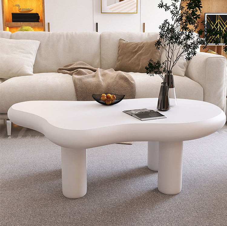 4 Legs Coffee Table Wood Geometric Coffee Coffee or End Table