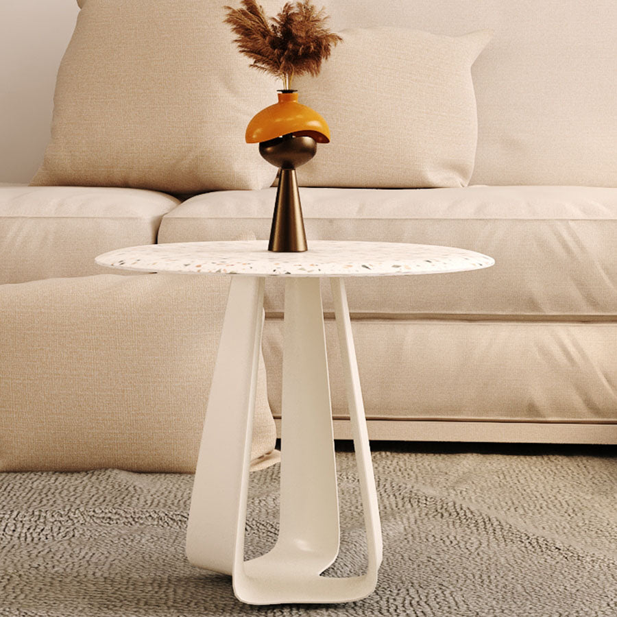 Single 1 Coffee Table 19.68" Tall Modern Round Coffee Cocktail Table
