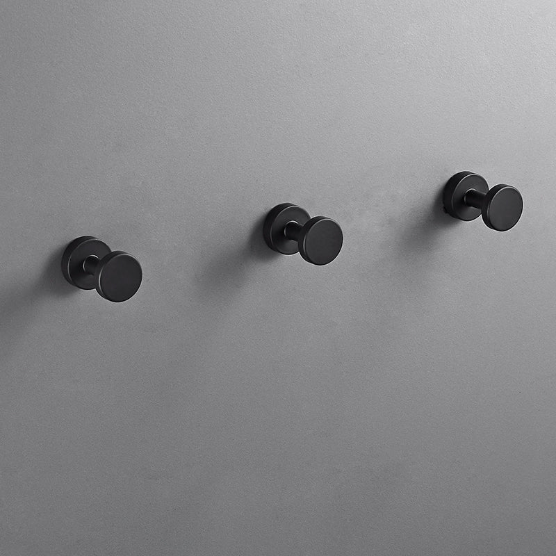 Modern bathroom Accessory as individual or as a set Matte Black Bathroom Hardware