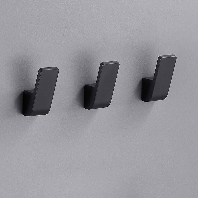 Modern bathroom Accessory as individual or as a set Matte Black Bathroom Hardware