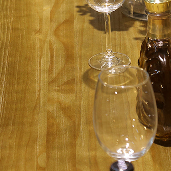 Contemporary Rectangle Bar Dining Table Solid Wood Bar Table in Brown