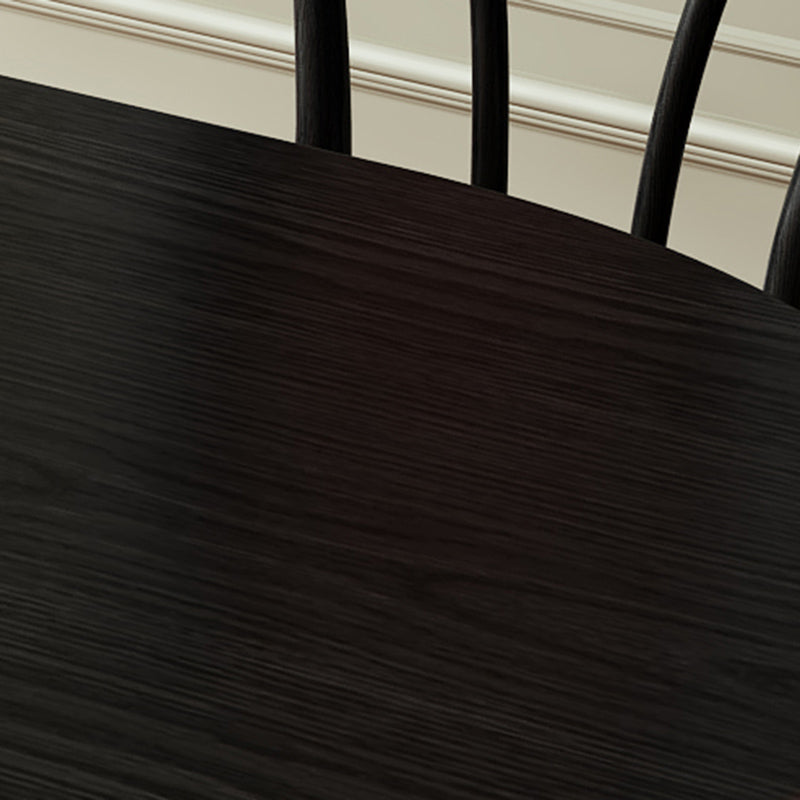 Modern Simple Dining Table Solid Wood Base Dinner Table for Living Room