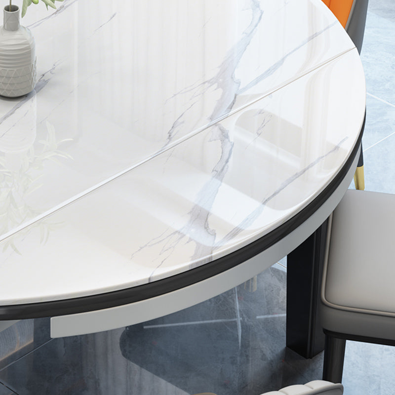 Modern Style Dining Table Rubberwood Legs Dinner Table for Living Room