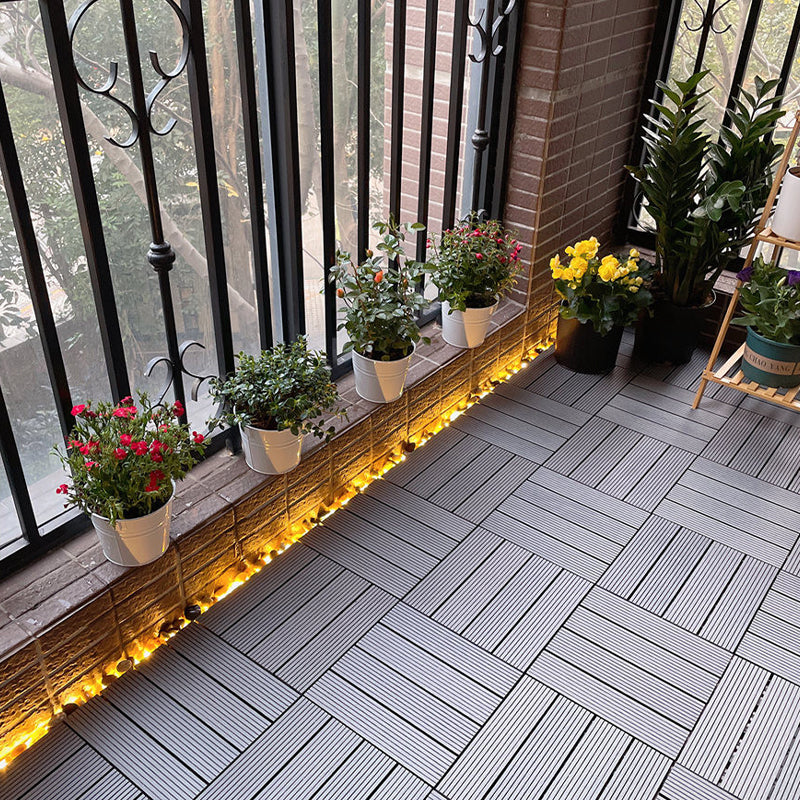 Anti-corrosion Wood Flooring Modern Style Square Outdoor Wood Flooring