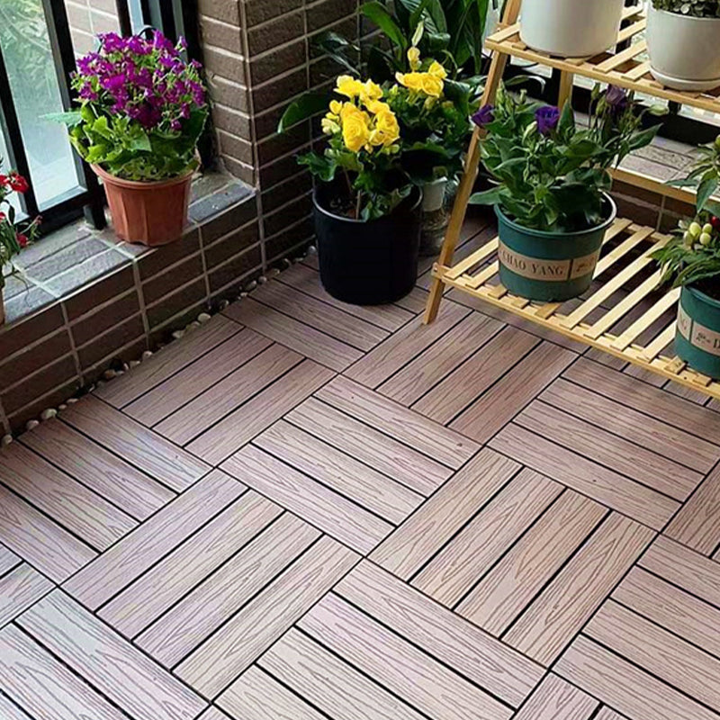 Anti-corrosion Wood Flooring Modern Style Square Outdoor Wood Flooring