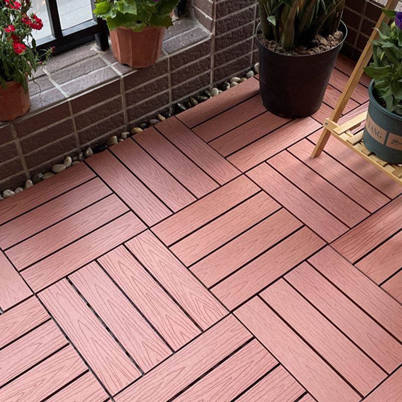 Anti-corrosion Wood Flooring Modern Style Square Outdoor Wood Flooring