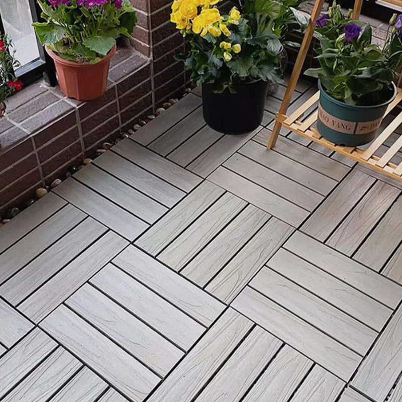 Anti-corrosion Wood Flooring Modern Style Square Outdoor Wood Flooring