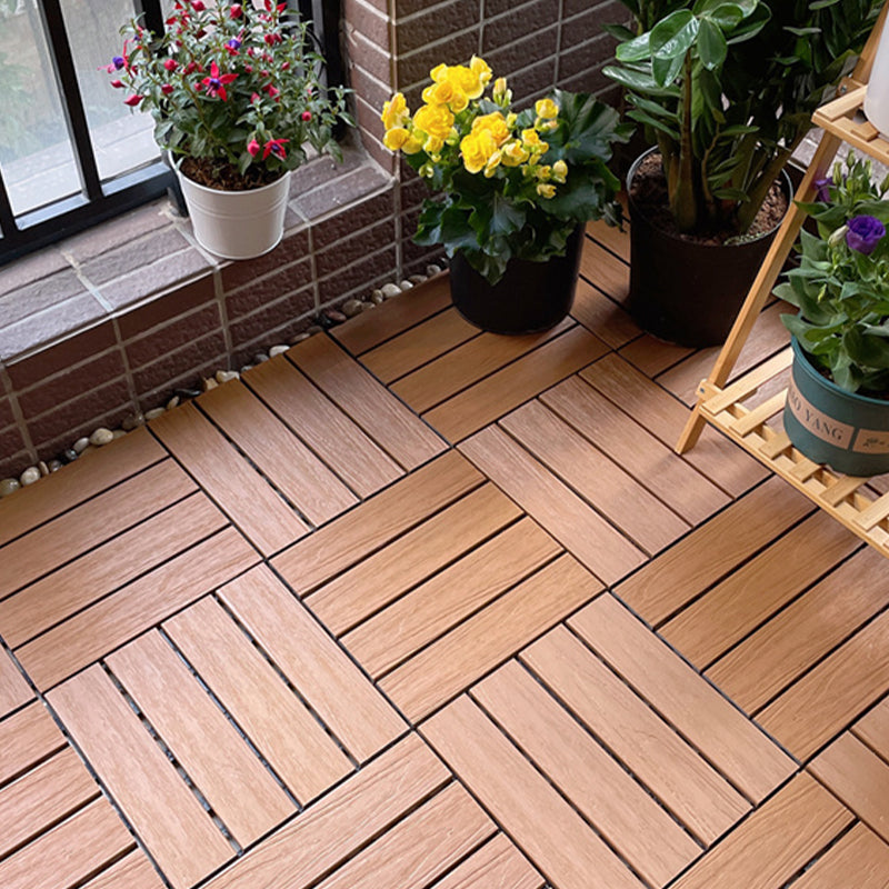 Anti-corrosion Wood Flooring Modern Style Square Outdoor Wood Flooring