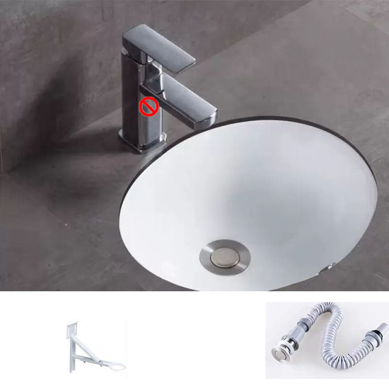 Bathroom Sink Ceramic Rod Handle Faucet Anti-spill Bathroom Sink