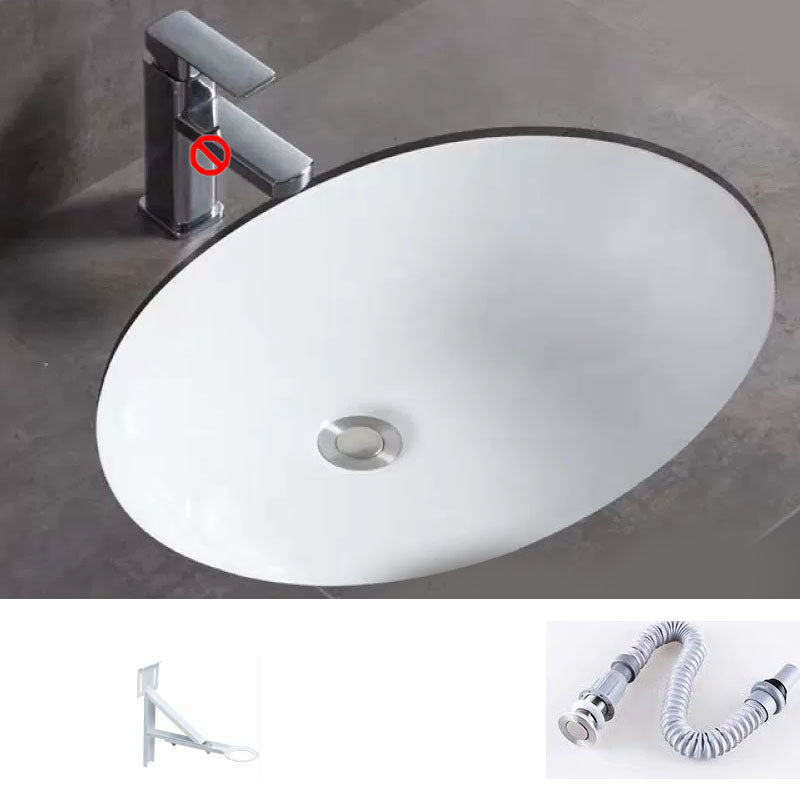 Bathroom Sink Ceramic Rod Handle Faucet Anti-spill Bathroom Sink