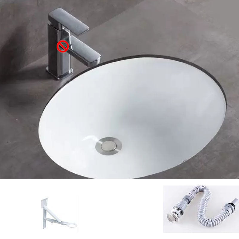 Bathroom Sink Ceramic Rod Handle Faucet Anti-spill Bathroom Sink