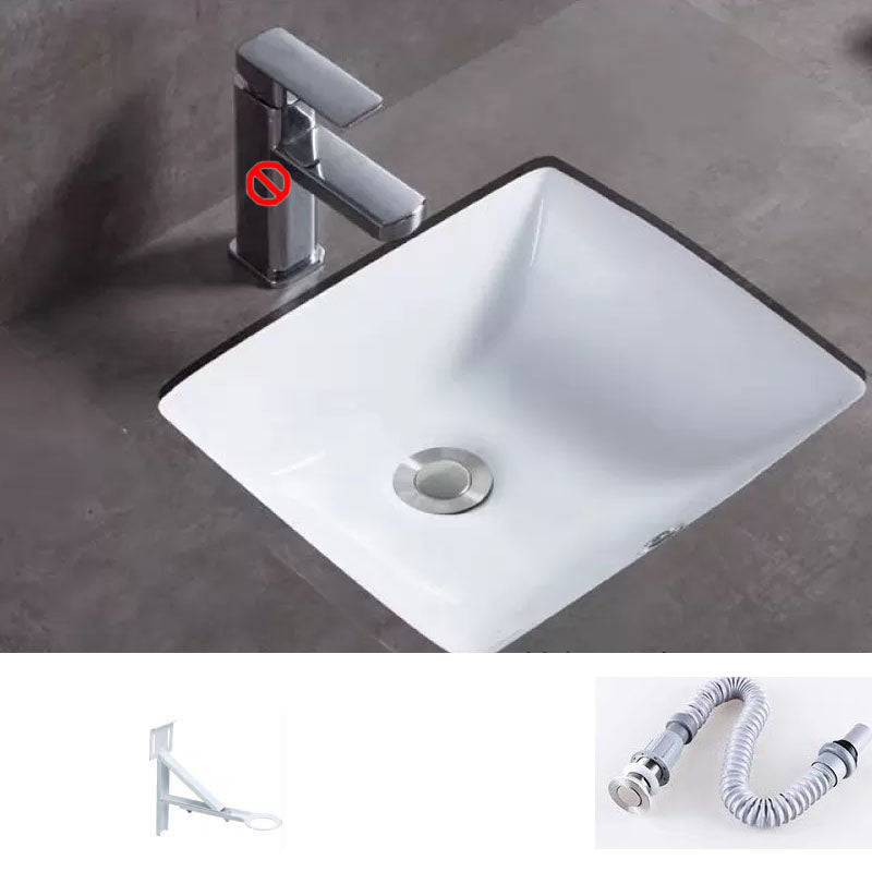 Bathroom Sink Ceramic Rod Handle Faucet Anti-spill Bathroom Sink