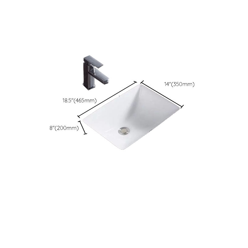Bathroom Sink Ceramic Rod Handle Faucet Anti-spill Bathroom Sink