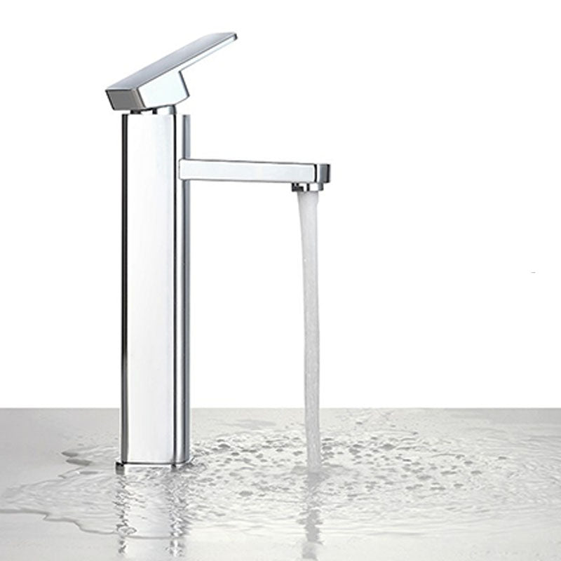 Bathroom Sink Ceramic Rectangular Faucet Single Rod Handle Sink