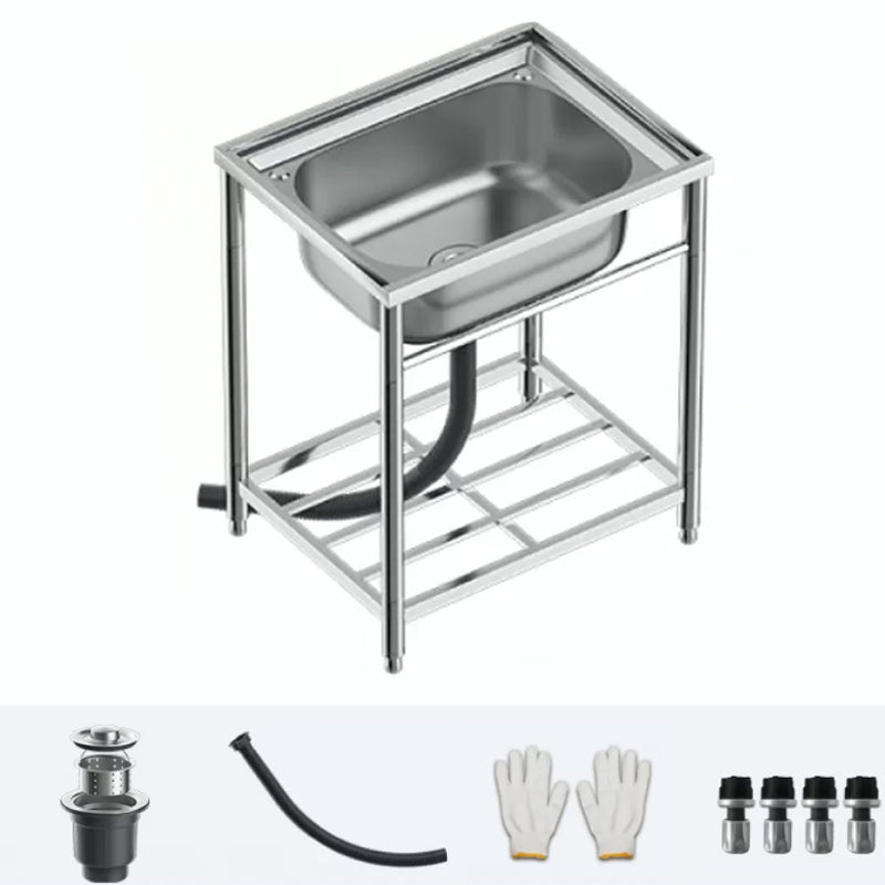 Modern Style Kitchen Sink All-in-one Kitchen Sink with Drain Assembly