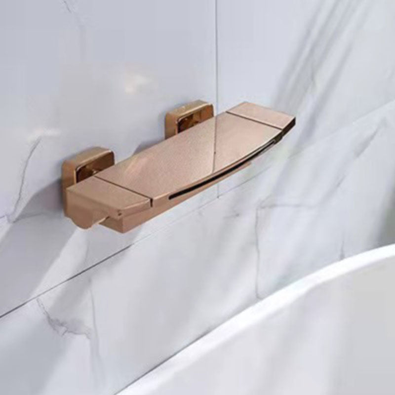 Wall Mounted Bath Faucet Solid Color Waterfall Bathroom Faucet