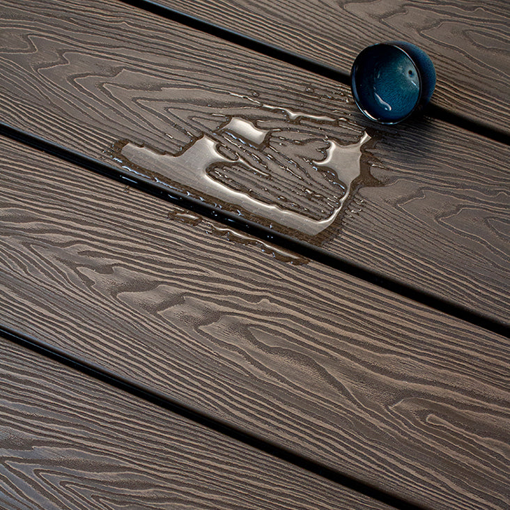 Deck Tile Kit Striped Pattern Nailed Pattern Patio Flooring Tiles