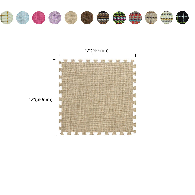Living Room Carpet Tiles Interlocking Square Stain Resistant Carpet Tiles