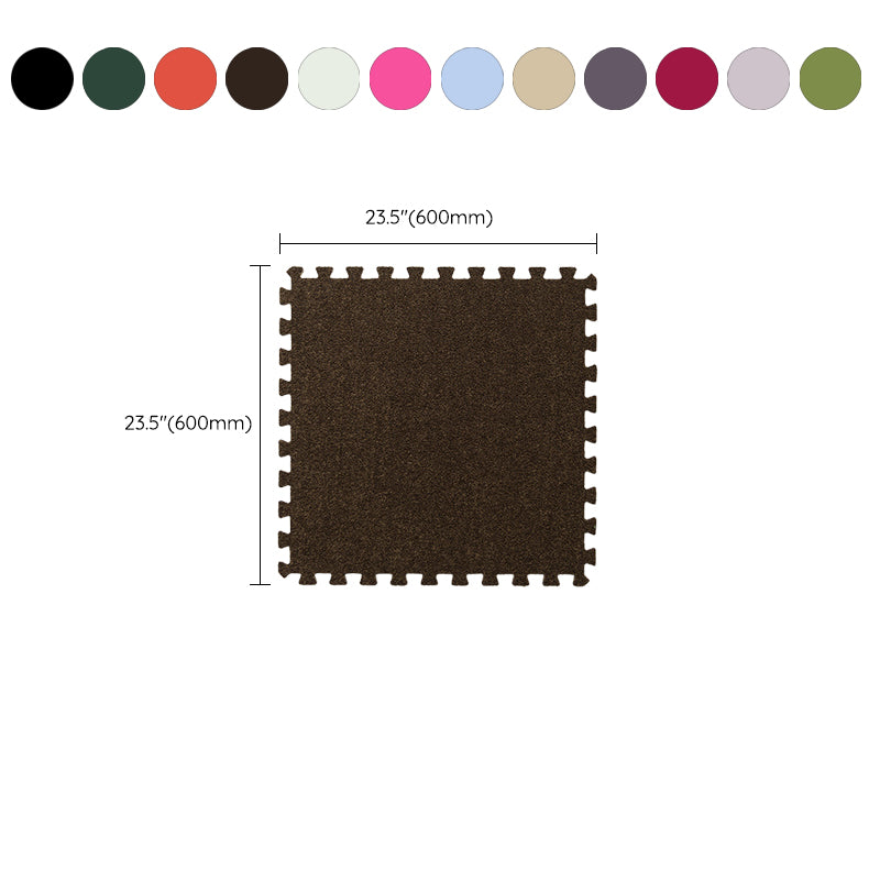 Modern Carpet Tiles Square Interlocking Stain Resistant Carpet Tiles