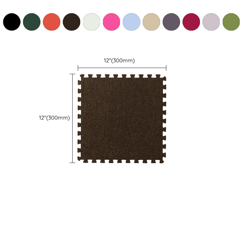 Modern Carpet Tiles Square Interlocking Stain Resistant Carpet Tiles