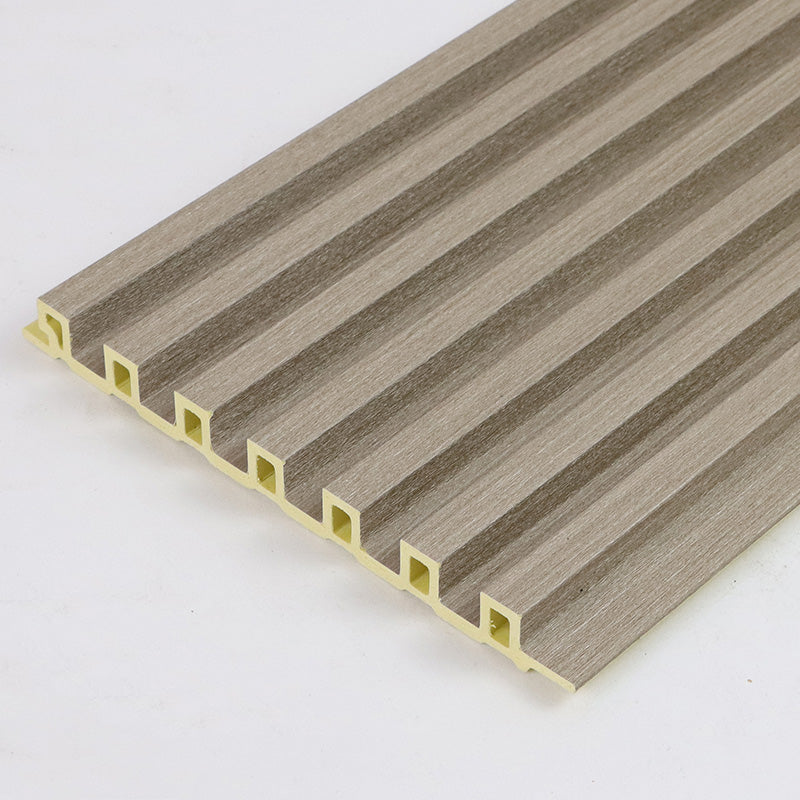 Modern Wood Paneling Smooth Wall Interior Wood Water Proof Plank Set of 10