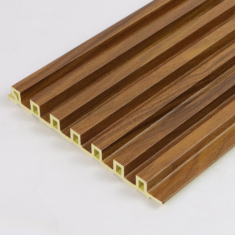 Modern Wood Paneling Smooth Wall Interior Wood Water Proof Plank Set of 10