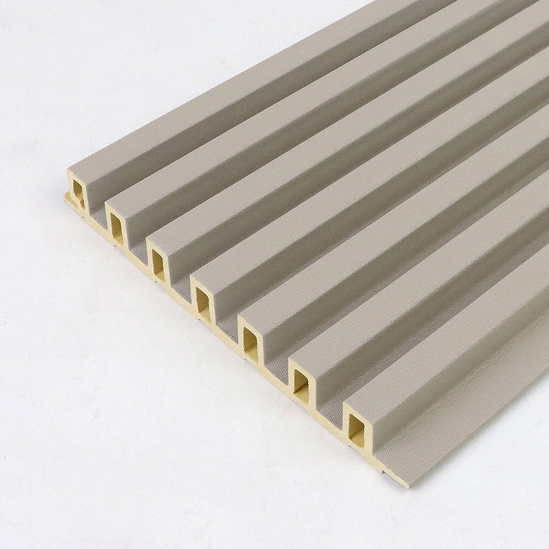 Modern Wood Paneling Smooth Wall Interior Wood Water Proof Plank Set of 10