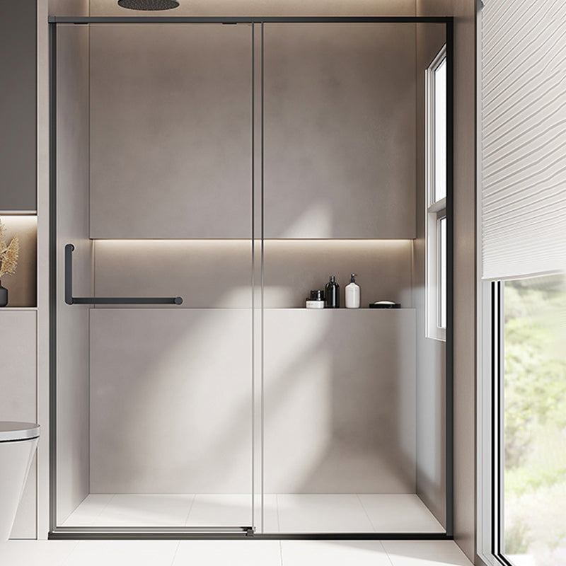 Transparent Shower Bath Door Semi Frameless Shower Bath Door